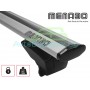 Напречни греди Menabo за Opel Astra H Sportourer 2004-2011 с вградени покривни релси - Lince Silver