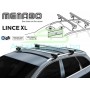 Напречни греди Menabo за Renault Grand Scenic IV от 2017г с вградени покривни релси - Lince XL Silver