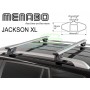 Напречни греди Menabo за Bmw X7 (G07) от 2018г със стандартни надлъжни релси - Jackson XL Silver