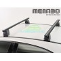 Черни напречни греди за Subaru Impreza V Hatchback от 2016г с фабрични резби - Menabo Delta Black