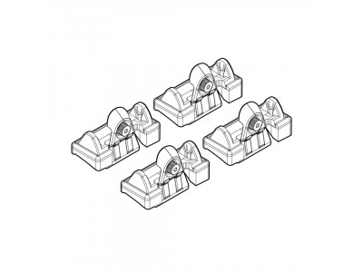 Монтажен кит Nordrive N21051 за Mazda 2 I 5D 01/2003-09/2007 без надлъжни релси