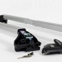 Напречни греди Menabo за Dacia Lodgy от 2012г с вградени покривни релси - Ariete Flush