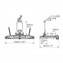 Платформа за велосипеди за теглич Nordrive Wave 3 за 13 pin инсталация
