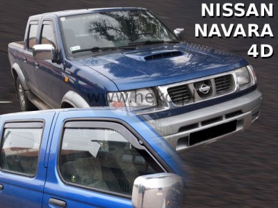 Ветробрани Heko за Nissan Navara D22, 2/4 врати 2001-2005 за предни врати