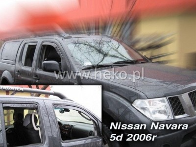 Ветробрани Heko за Nissan Navara D40/ Frontier D40, 2/4 врати 2005-2014 за предни врати