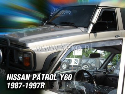 Ветробрани Heko за Nissan Patrol Y60, 3/5 врати от 1987-1997 за предни врати Ветробрани Heko за Nissan Patrol Y60, 3/5 врати от 1987-1997 за предни врати