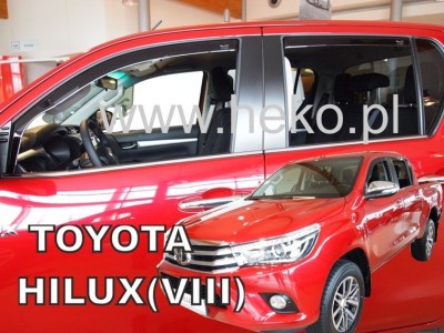 Ветробрани Heko за Toyota Hilux VIII, 4 врати 2015-2026 за предни врати